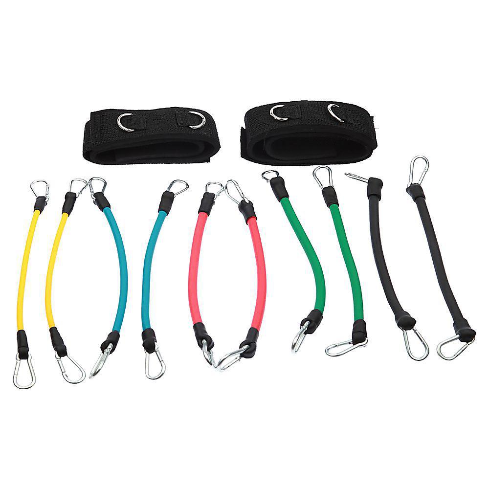 13 Piece Kinetic Resistance Band Set with Leg Straps & Bag-Vivify Co.