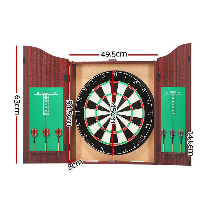 18" Premium Dartboard Cabinet Set-Vivify Co.