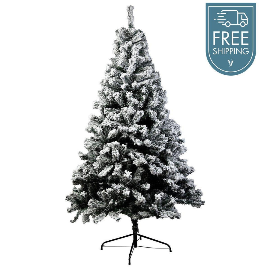 1.5M Christmas Tree with 550 Snowy Tips-Vivify Co.