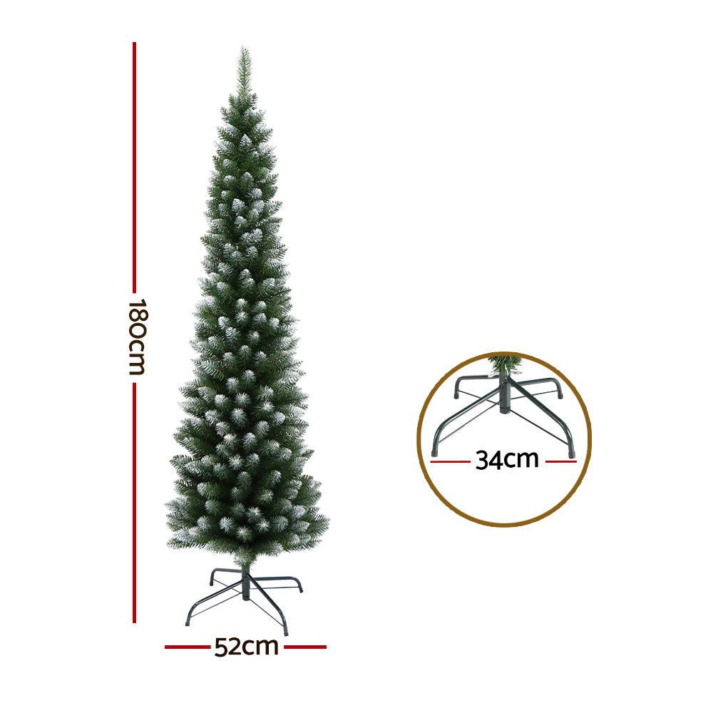 1.8M Christmas Tree with 300 Snowy Tips-Vivify Co.