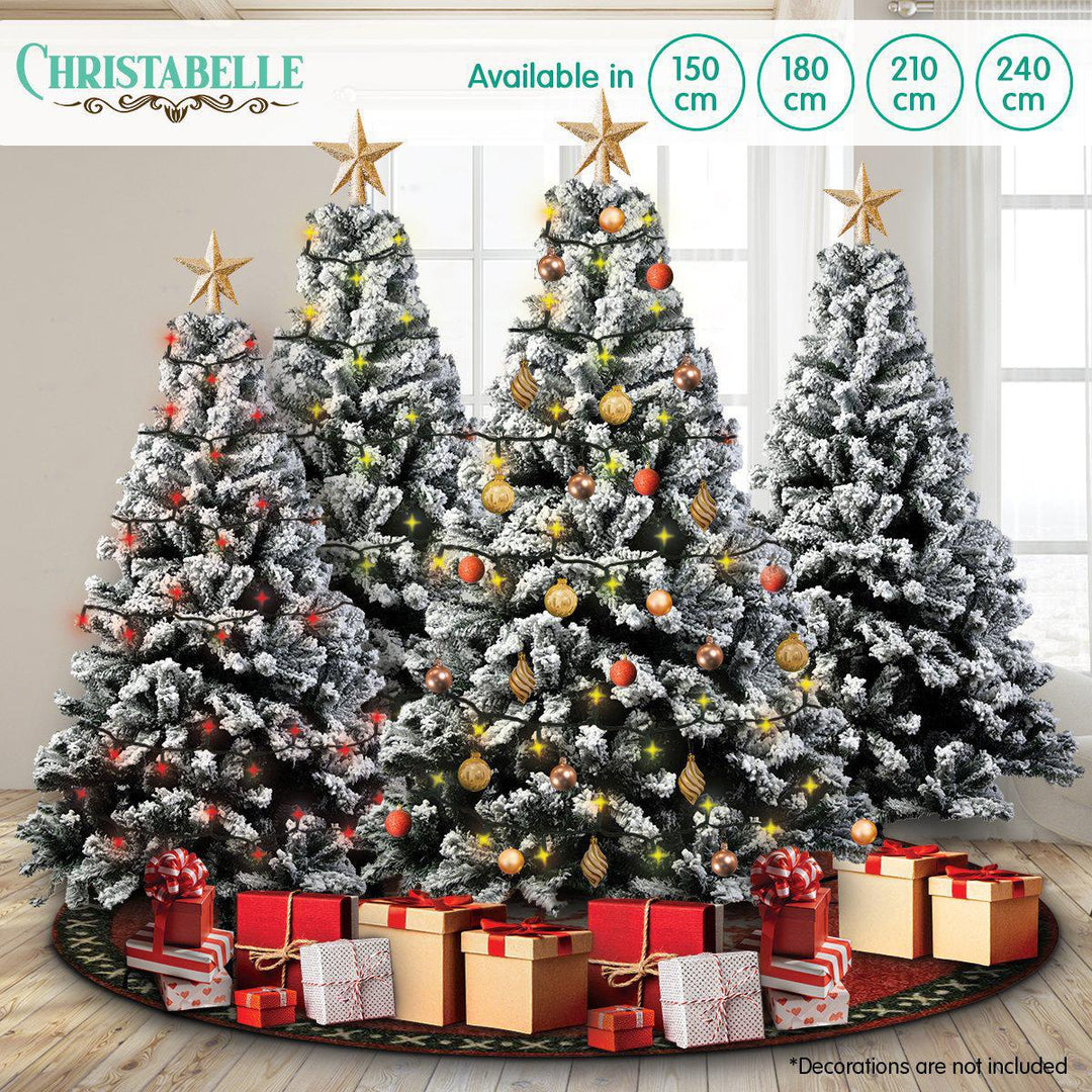 1.8M Christmas Tree with 850 Snowy Tips-Vivify Co.