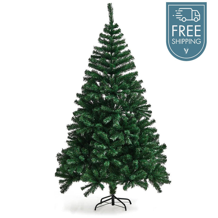 1.8m Green Christmas Tree with 250 LED Lights - Warm White-Vivify Co.