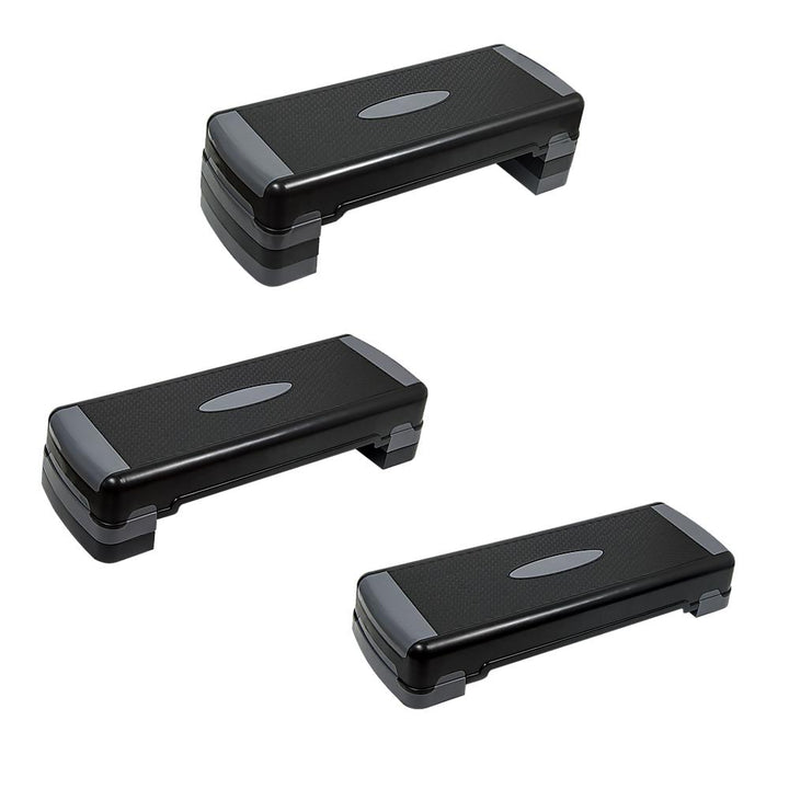 Adjustable Aerobic Step Bench 90cm - Black-Vivify Co.