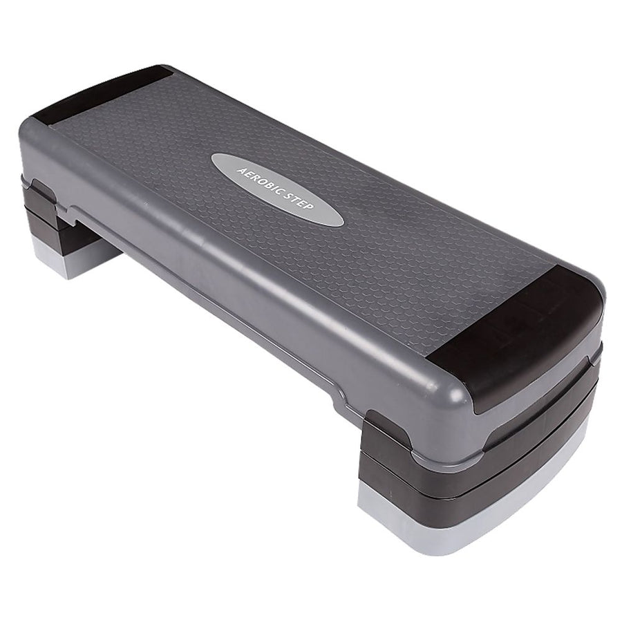 Adjustable Aerobic Step Bench 90cm - Grey-Vivify Co.