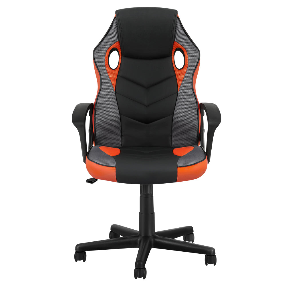 Artiss Executive High Back Gaming Office Racing Chair - Orange-Vivify Co.