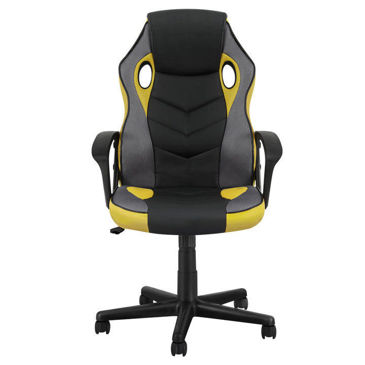 Artiss Executive High Back Gaming Office Racing Chair - Yellow-Vivify Co.