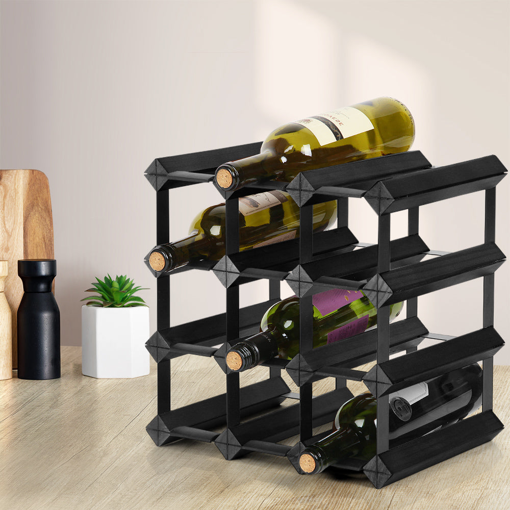 Artiss Wine Rack - 12 Bottles-Vivify Co.