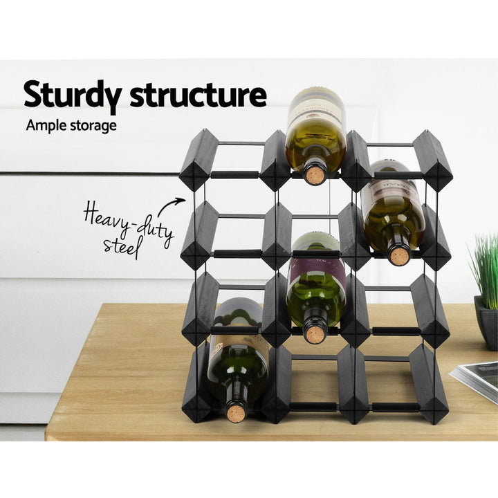 Artiss Wine Rack - 12 Bottles-Vivify Co.