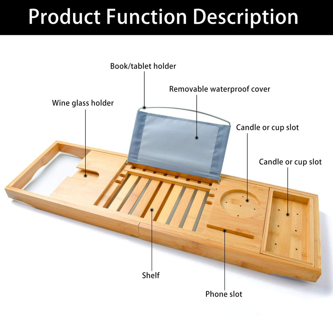 Bamboo Bath Caddy-Vivify Co.