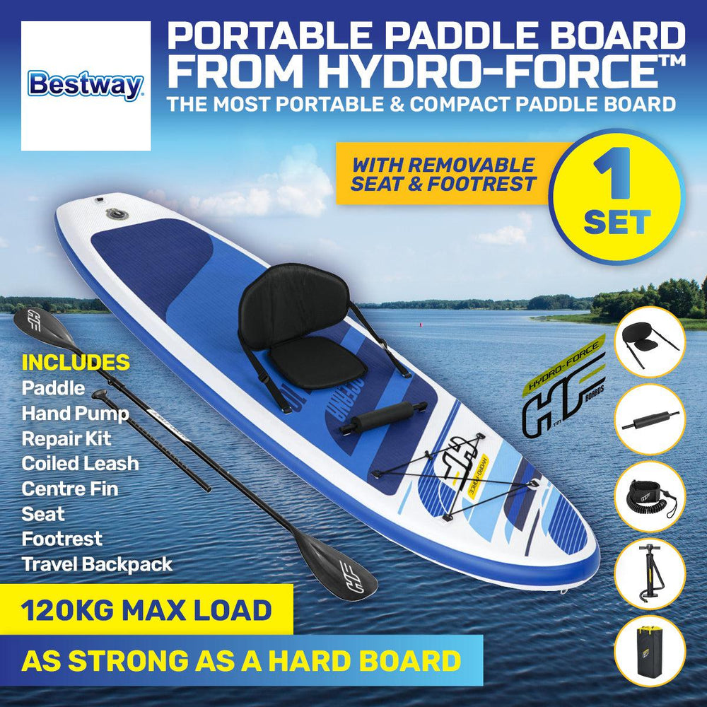 Bestway 3m Inflatable Paddle Board with Removable Seat-Vivify Co.