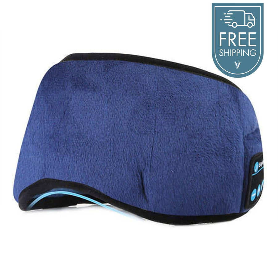 Bluetooth 5.0 Stereo Eye Mask for Sleep & Music - Blue-Vivify Co.