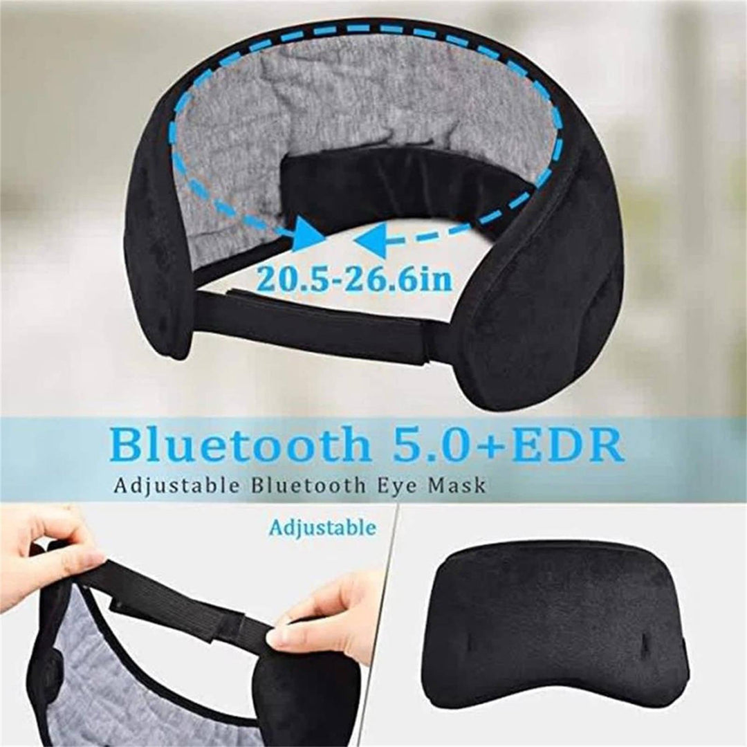 Bluetooth 5.0 Stereo Eye Mask for Sleep & Music - Grey-Vivify Co.