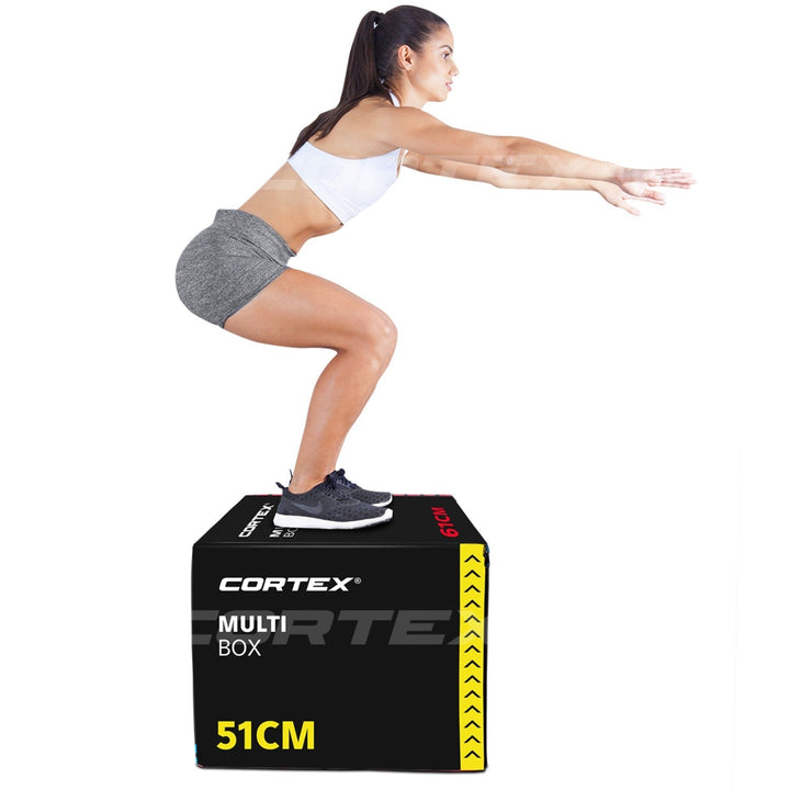 CORTEX 3-in-1 Plyometric Foam Jump Box-Vivify Co.