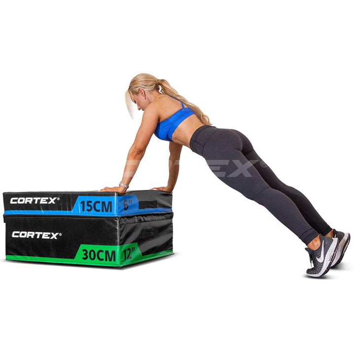 CORTEX 4-in-1 Modular Plyometric Stackable Foam Jump Box-Vivify Co.