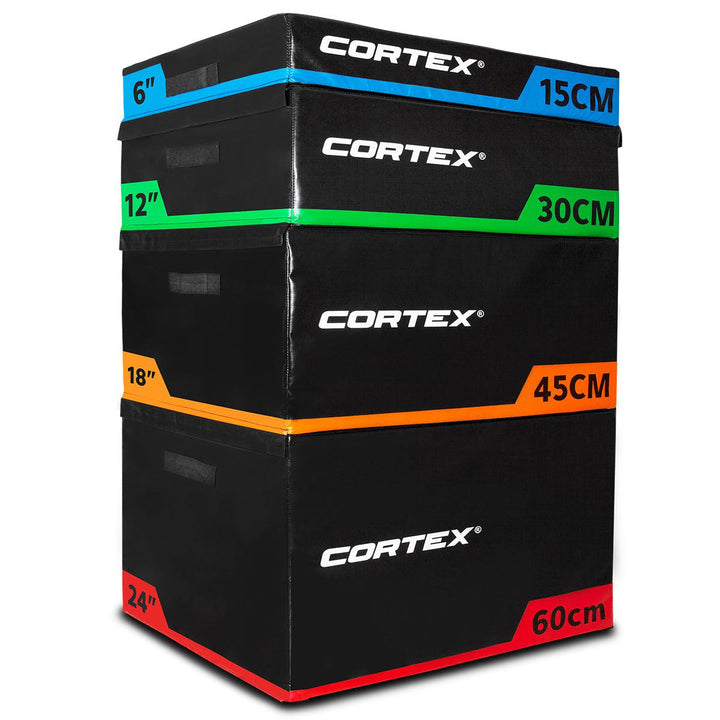 CORTEX 4-in-1 Modular Plyometric Stackable Foam Jump Box-Vivify Co.