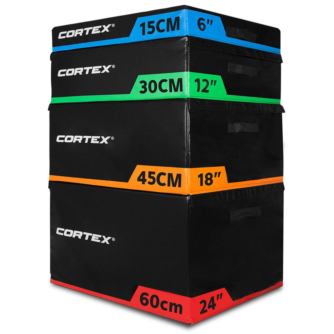 CORTEX 4-in-1 Modular Plyometric Stackable Foam Jump Box-Vivify Co.