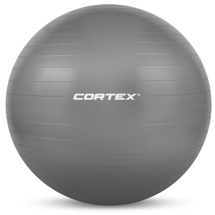 CORTEX 55cm Yoga Ball - Grey-Vivify Co.
