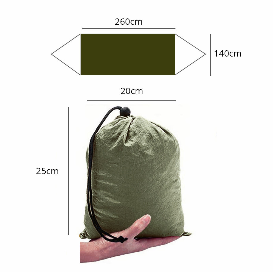 Camping Hammock with Mosquito Net - 200kgs-Vivify Co.