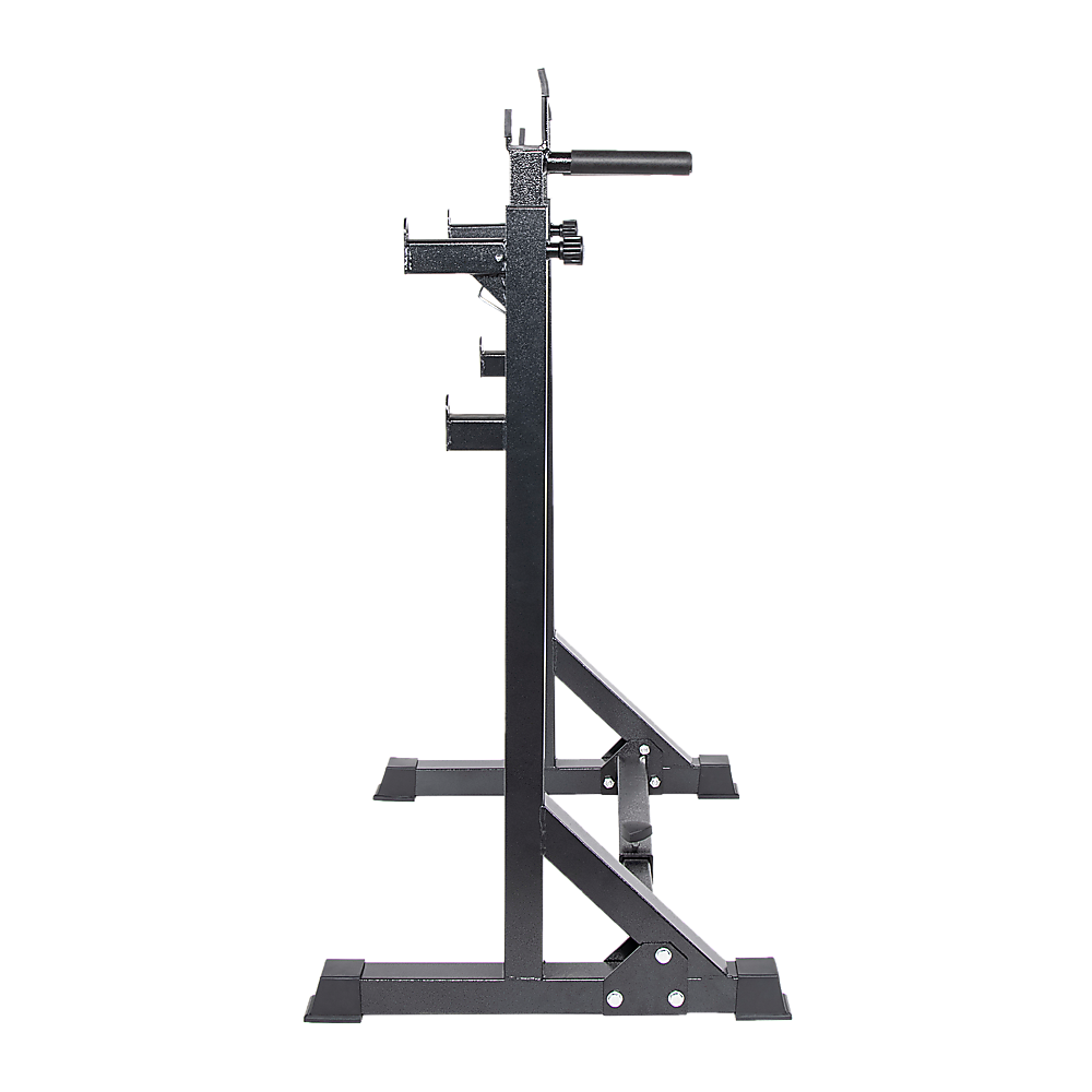 Commercial Squat Rack Adjustable Pair Fitness Exercise Weight Lifting Gym Barbell Stand-Vivify Co.