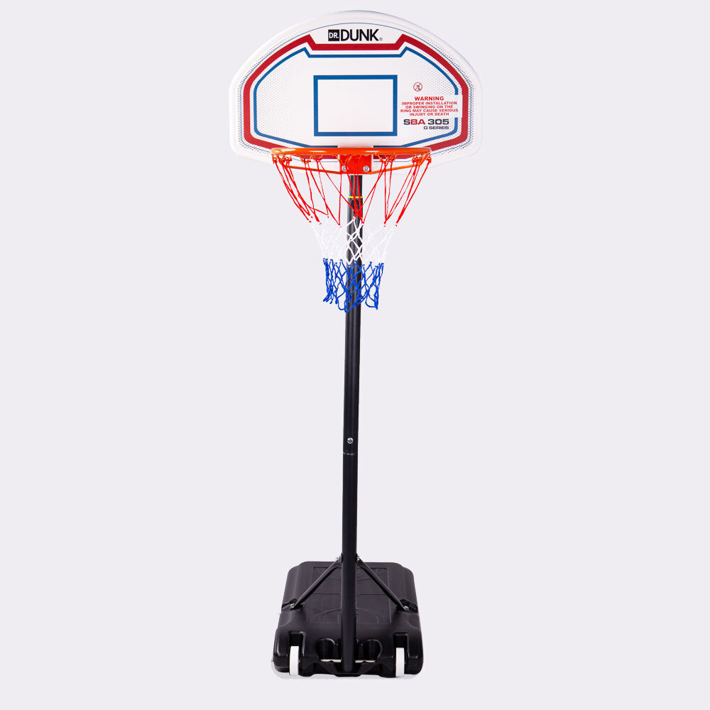 Dr.Dunk Basketball Hoop Stand System Height Adjustable Portable Net Ring 2.1m-Vivify Co.