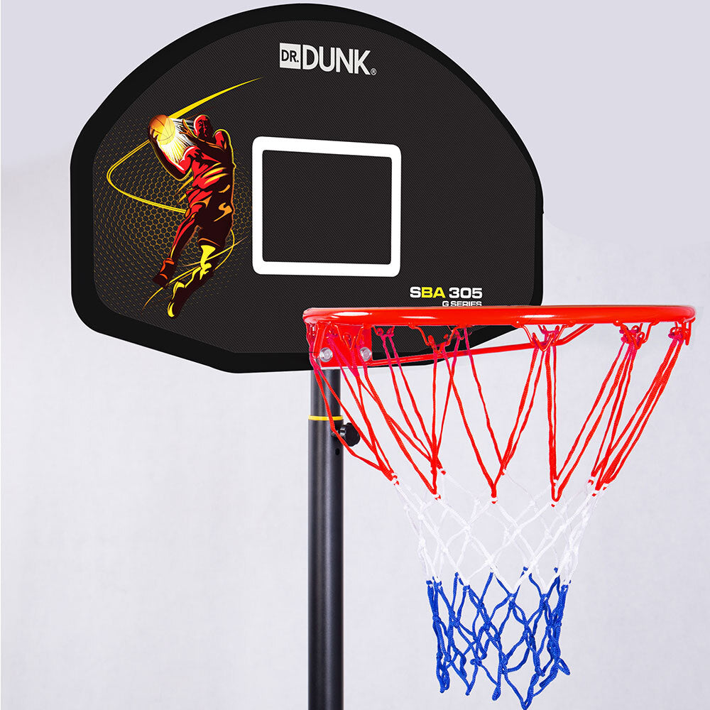 Dr.Dunk Basketball Hoop Stand System Height Portable Adjustable Ring Net 2.1m-Vivify Co.