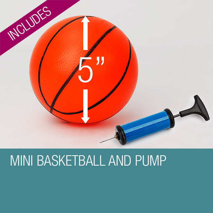 Dr.Dunk Mini Indoor Basketball Hoop Ring Backboard Door Mounted Kit-Vivify Co.