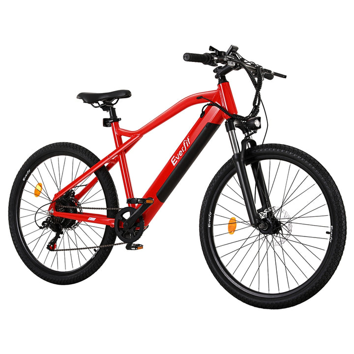 Everfit 26" Electric Mountain eBike with Removable Battery - Red