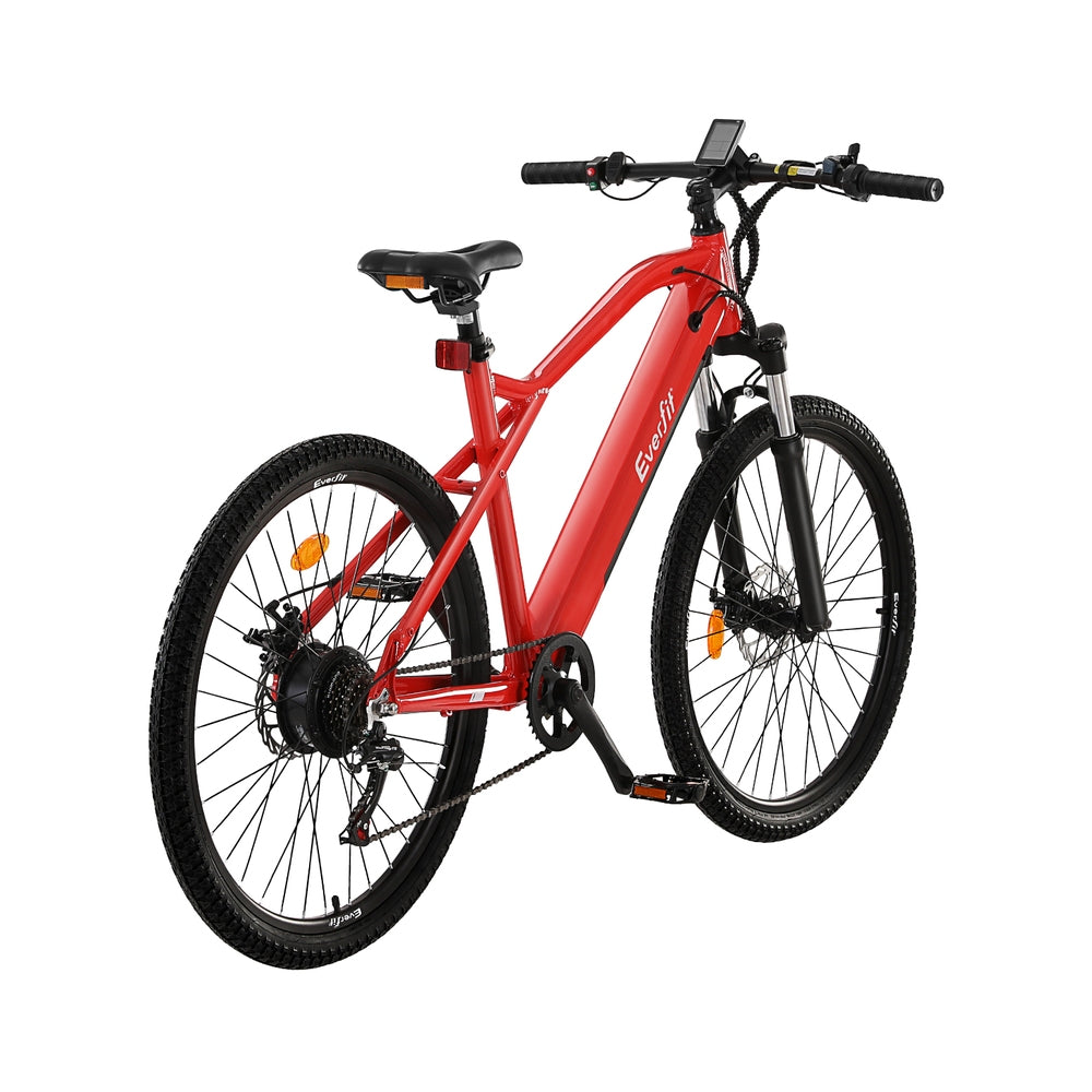 Everfit 26" Electric Mountain eBike with Removable Battery - Red