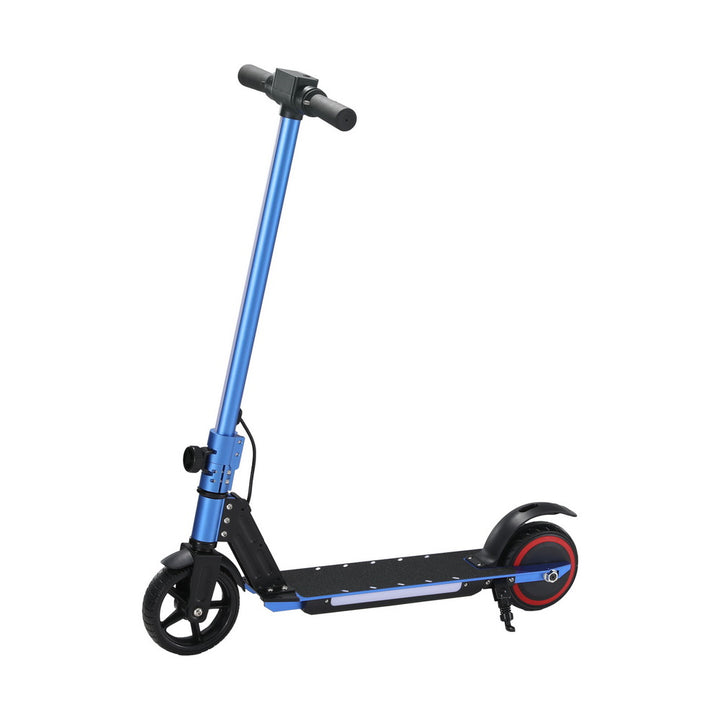 Electric Scooter 130W 16KM/H w/LED Light For Kid/Teens - Blue<br>