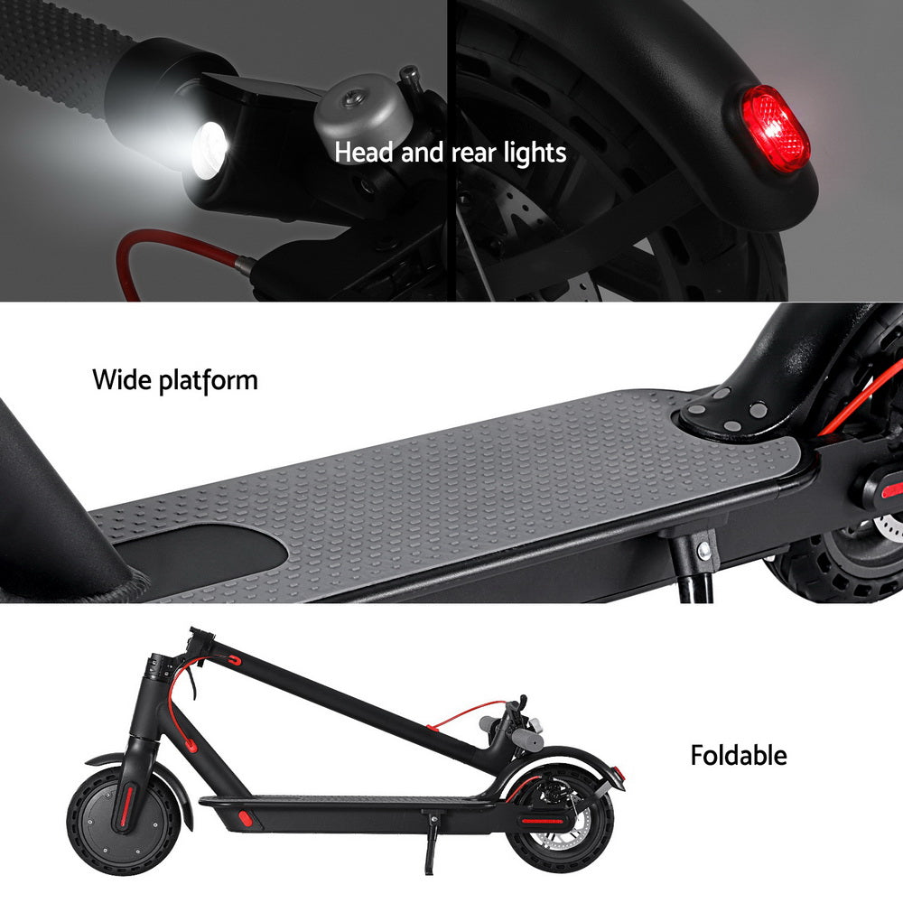 Electric Scooter 800W 25KM/H Riding For Adults - Black-Vivify Co.