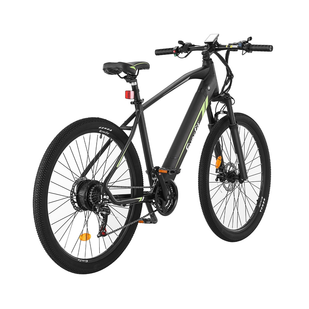 Everfit 27.5" Electric Mountain eBike with Removable Battery - Black-Vivify Co.