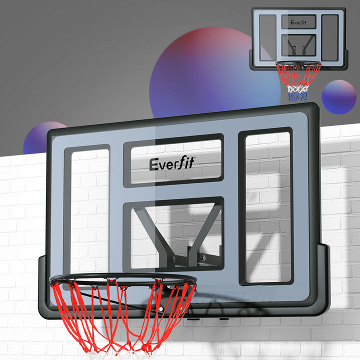 Everfit Basketball Hoop 43" Wall Mounted Backboard Pro Sports Indoor Outdoor-Vivify Co.