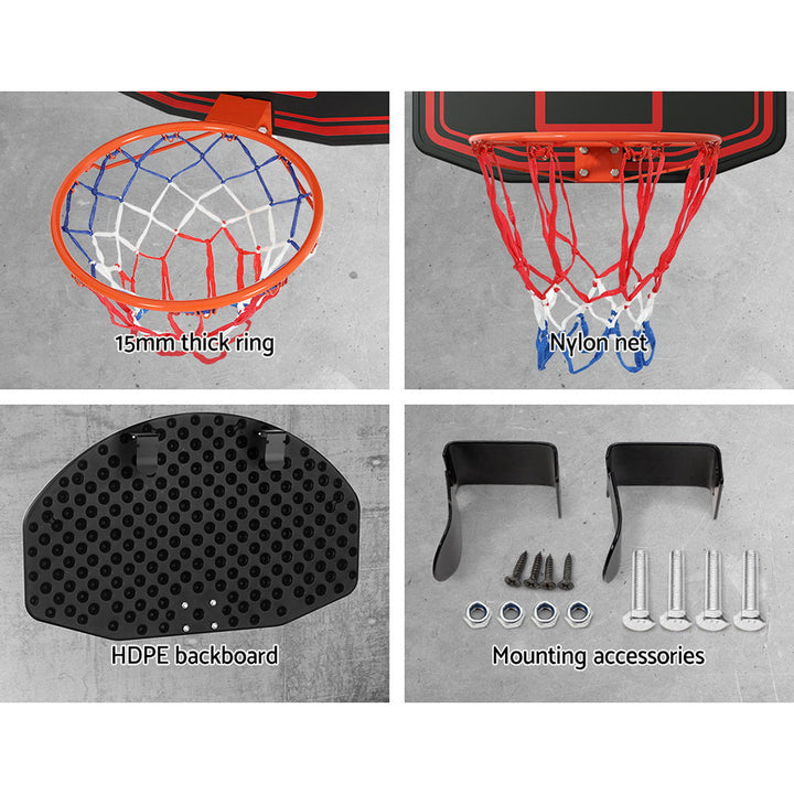 Everfit Basketball Hoop Door Wall Mounted Kids Sports Backboard Indoor Outdoor-Vivify Co.