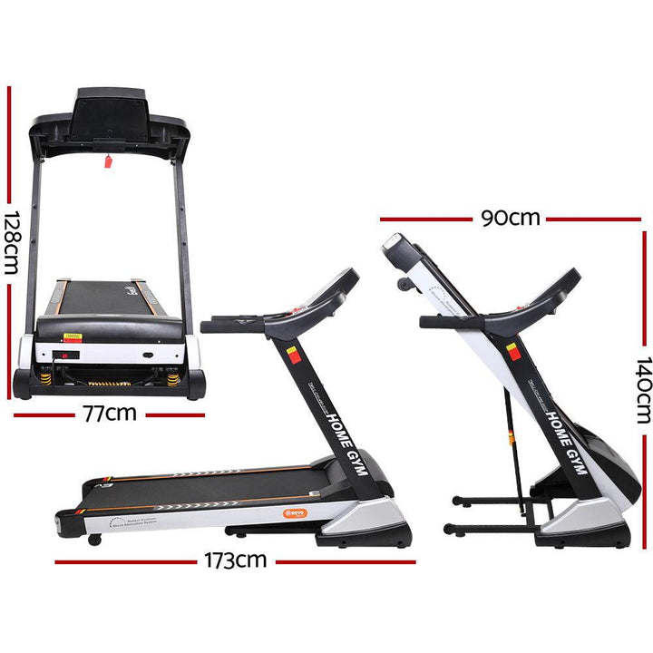 Everfit Electric 48cm Incline Treadmill - Black-Vivify Co.