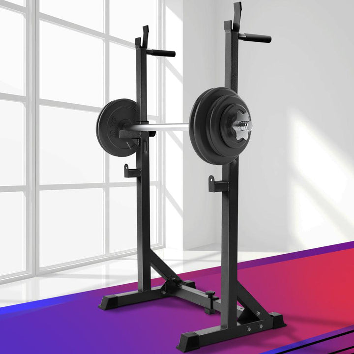 Everfit Weight Bench Adjustable Squat Rack - 300kg Capacity-Vivify Co.