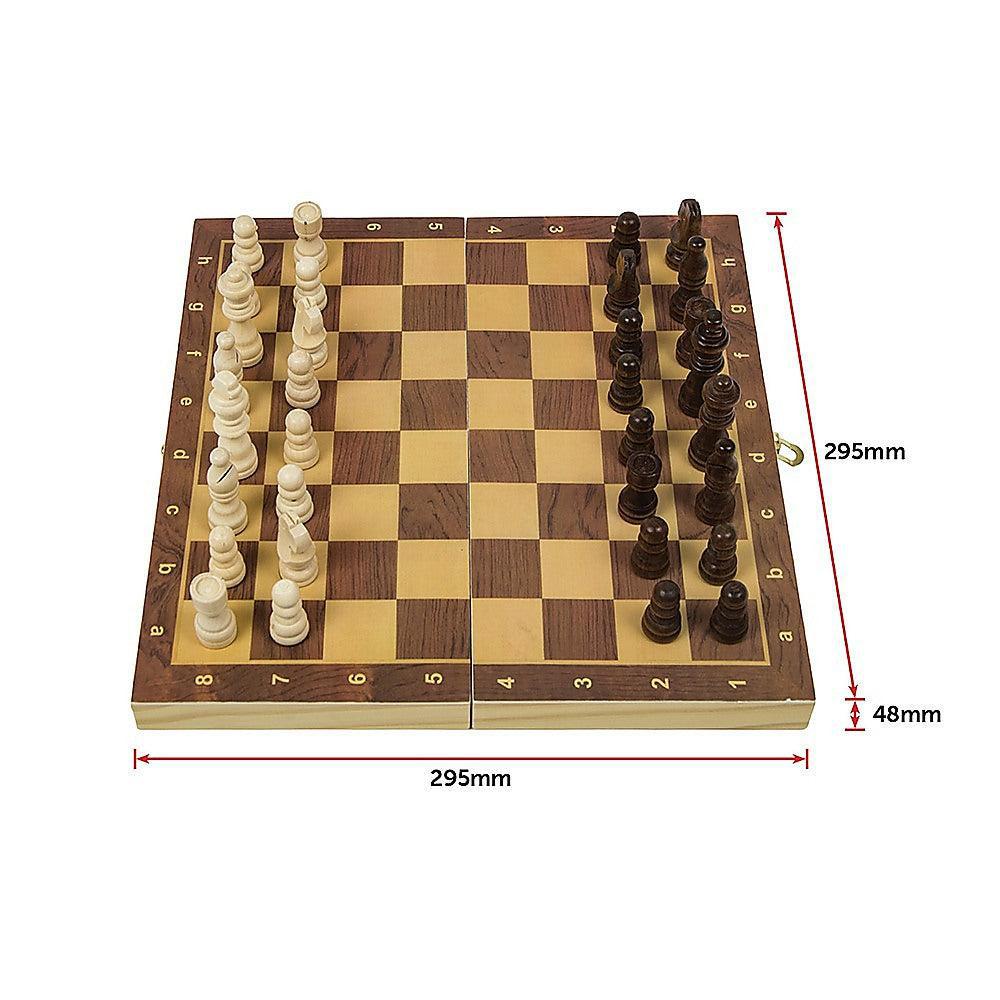 Folding Wooden Chessboard-Vivify Co.