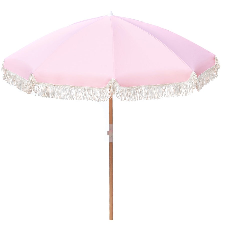 Havana Outdoors Portable Beach Umbrella - 2m - Dusty Rose-Vivify Co.
