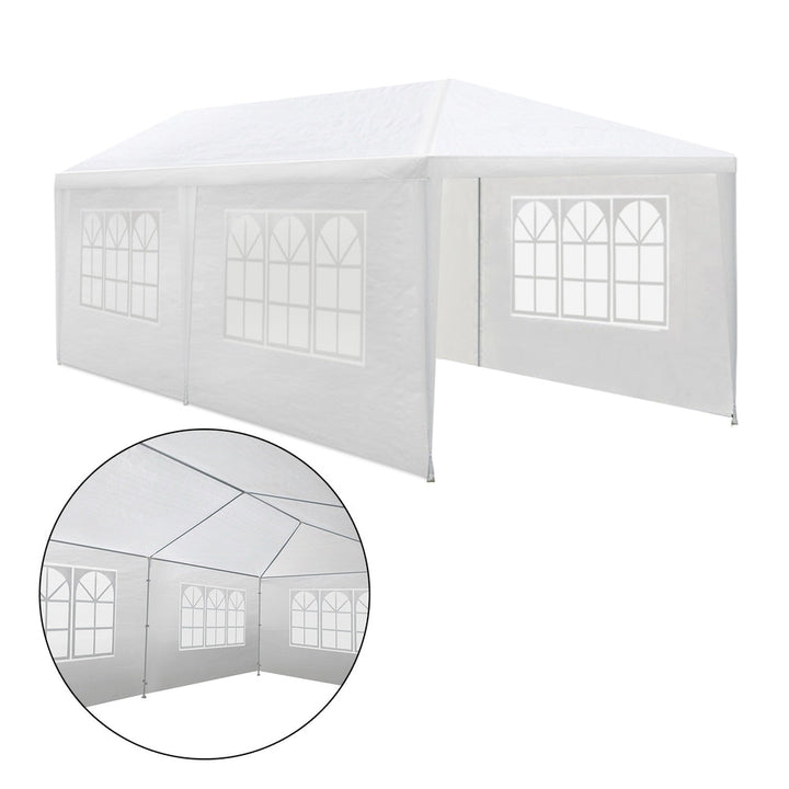 Instahut 3x6m Gazebo Marquee Tent for Outdoor Events - White-Vivify Co.