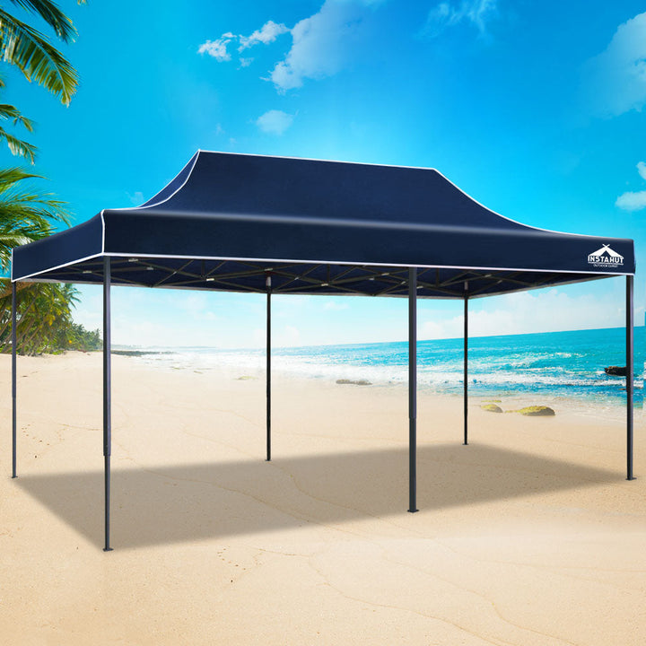 Instahut 3x6m Pop Up Gazebo - Navy-Vivify Co.