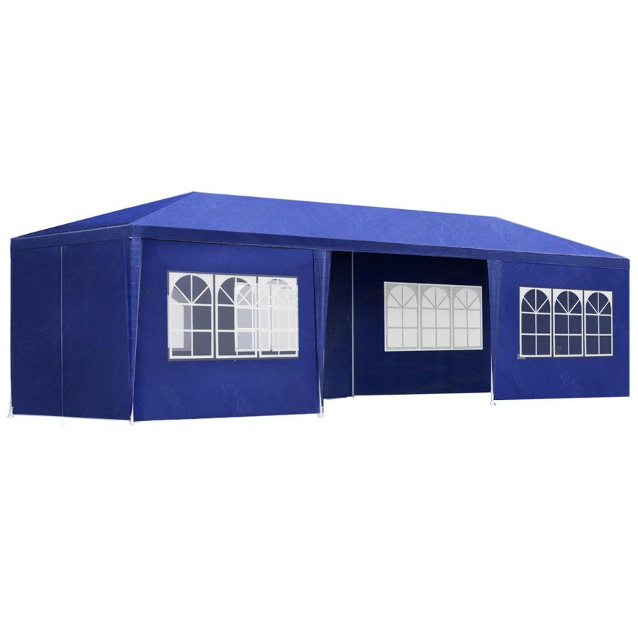 Instahut 3x9m Gazebo Marquee Tent for Outdoor Events - Blue-Vivify Co.