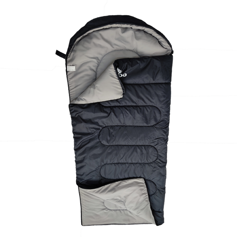 KILIROO Sleeping Bag 350GSM - Black-Vivify Co.