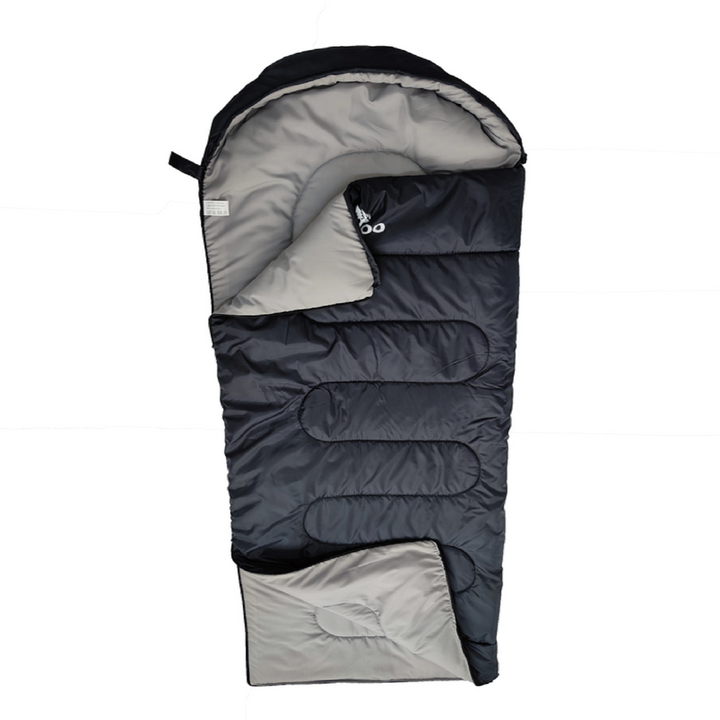 KILIROO Sleeping Bag 350GSM - Black-Vivify Co.