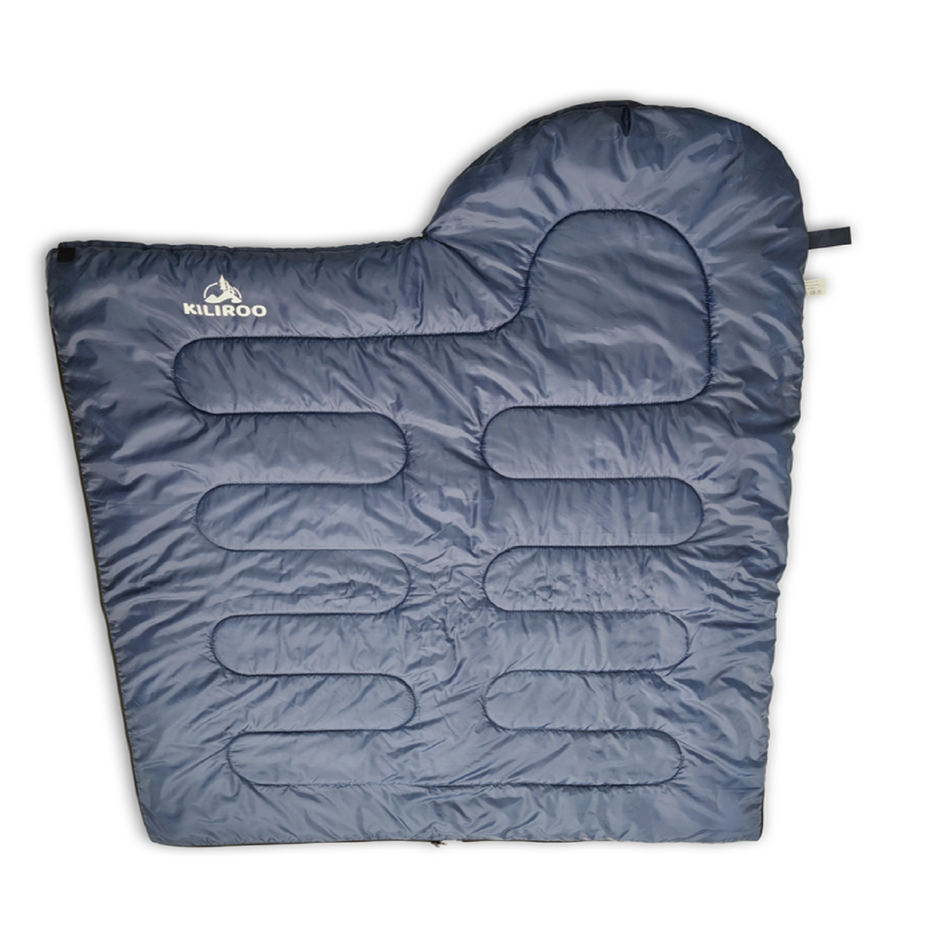 KILIROO Sleeping Bag 350GSM - Navy Blue-Vivify Co.