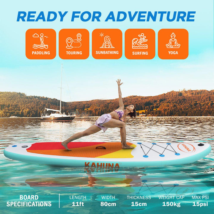 Kahuna Hana 3.3m Inflatable Stand Up Paddle Board-Vivify Co.