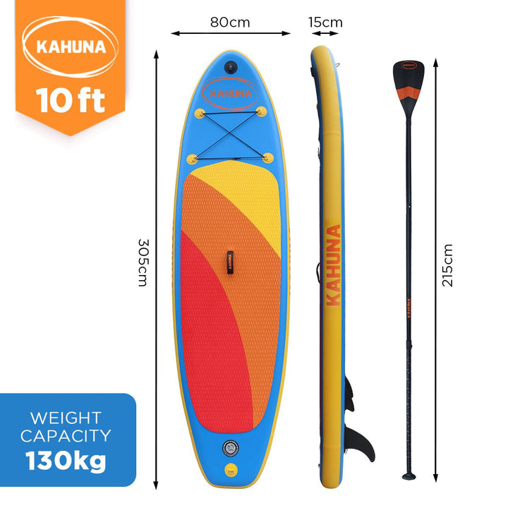 Kahuna Hana 3m Inflatable Stand Up Paddle Board-Vivify Co.