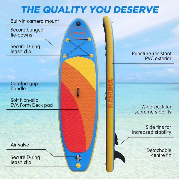 Kahuna Hana 3m Inflatable Stand Up Paddle Board-Vivify Co.
