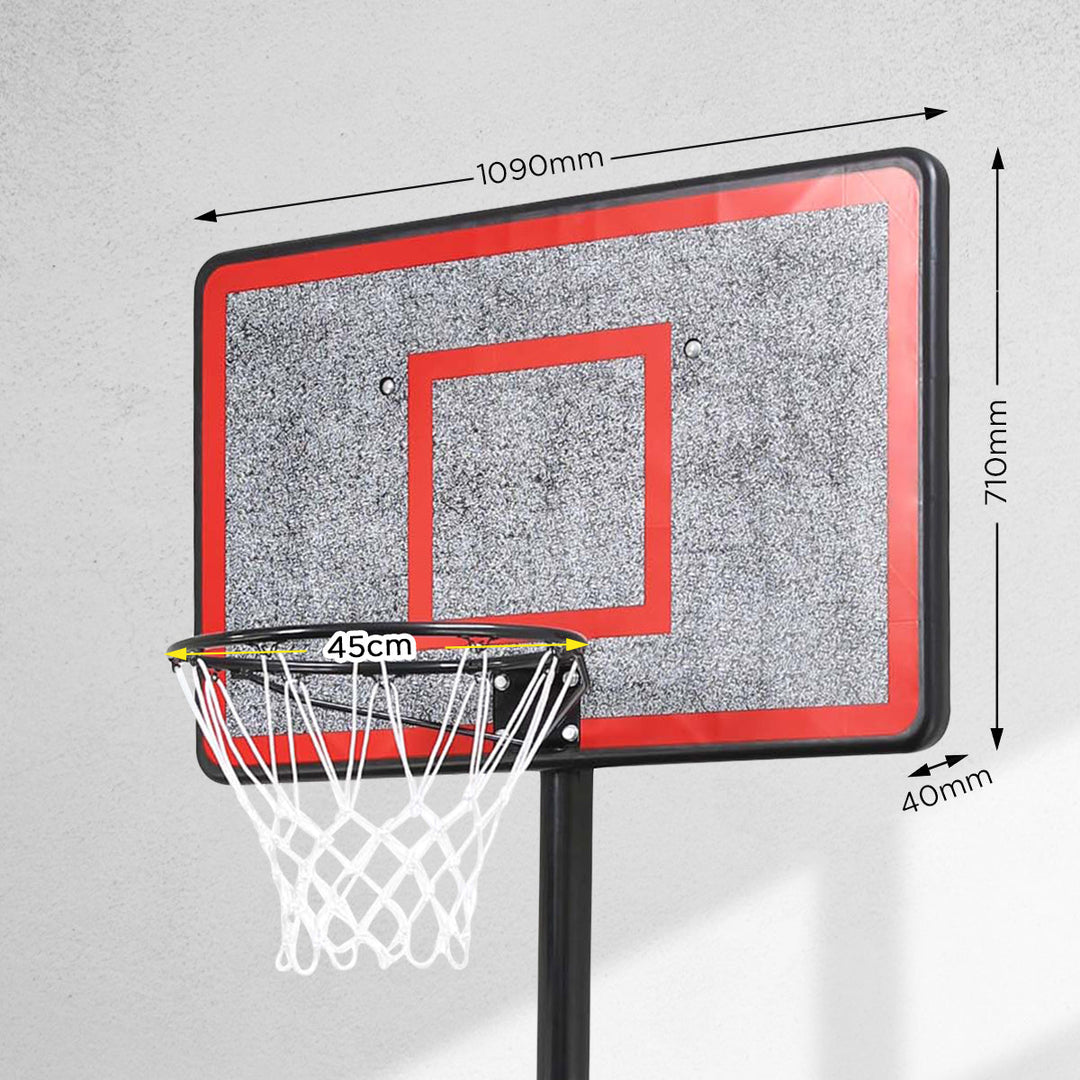 Kahuna Height-Adjustable Basketball Hoop Backboard Portable Stand 3.05m-Vivify Co.
