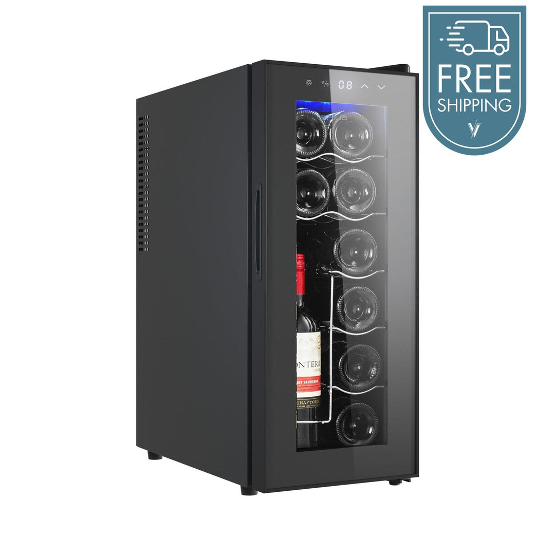 Lenoxx Wine Cooler Fridge - 12 Bottles-Vivify Co.