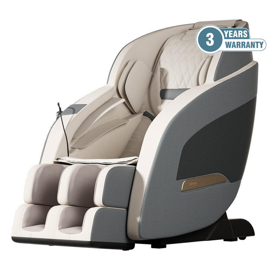 Livemor Decima Full Body Massage Chair with Heat - Grey-Vivify Co.
