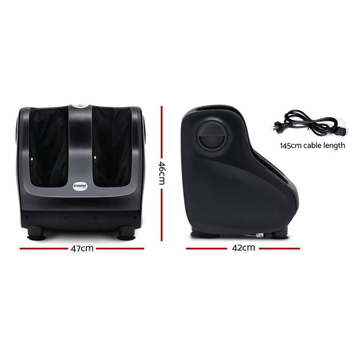 Livemor Foot & Calf Massager - Black-Vivify Co.